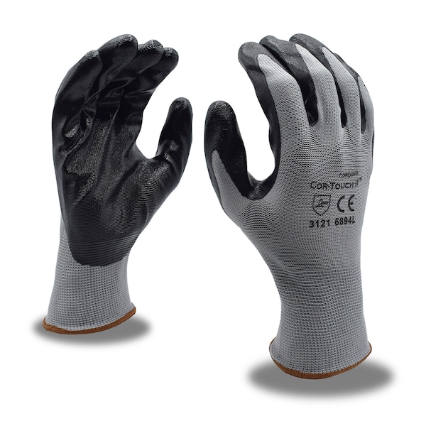 Cordova Nitrile Coated Machine-Knit Gloves, Cor-Touch II, M, 12PK 6894M - main